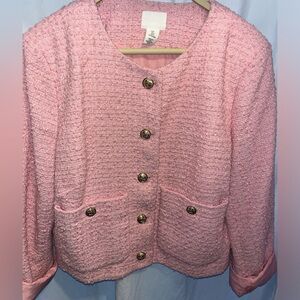 Pink blazer